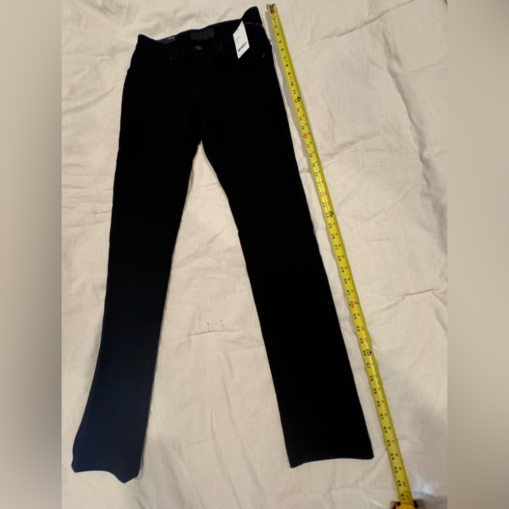 NWT JBrand black straight jeans size 28